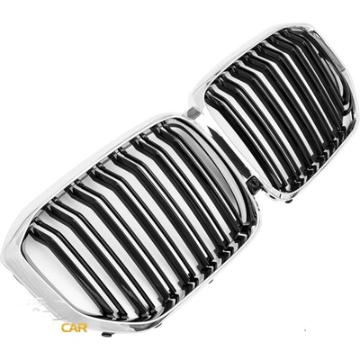 Angeleyes BMW X5 G05 športová chrómová maska s čiernymi lištami