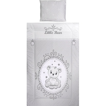 Lorelli Спален комплект от 3 части - Cosy, Мече, сив 10420015903