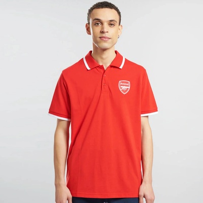 Fan-shop Polo Arsenal FC Logo Tipped červené