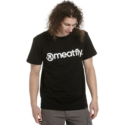 Meatfly tričko Logo black