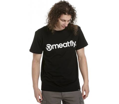 Meatfly tričko Logo black