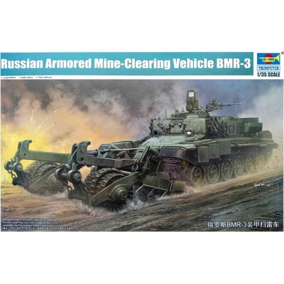 Trumpeter Russian Armo Mine-Clearing Vehicle BMR-3 červená 1:35