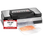CASO Design VRH 690 advanced vacuum sealer test winner, vacuum sealer for food, 150 vacuum sealing processes non-stop, double weld seam, 20 liters/min, cutter, incl. 2 professional film rolls - 1527