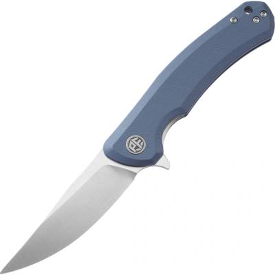 Petrified Fish Warrior V2 Satin N690, Gray Blue G10 PFP17GBS