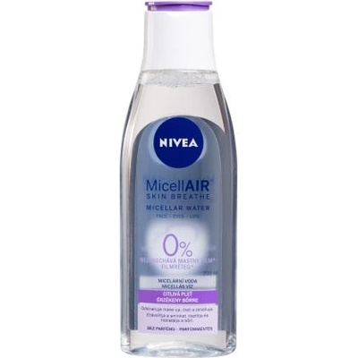 Nivea Sensitive 3in1 Micellar Cleansing Water 200 ml успокояваща почиствща вода за чувствителна кожа за жени