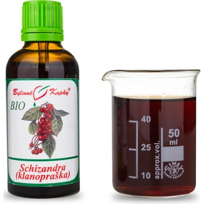Schizandra čínská bio kvapky tinktúra 50 ml