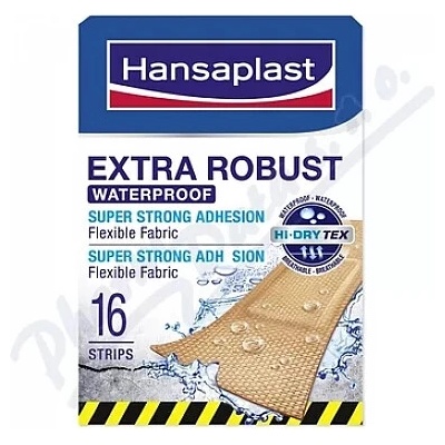 Hansaplast Extra Robustná vodotesná náplasť 16 ks