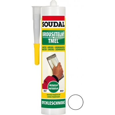 Soudal Brousitelný tmel 280 ml bílá