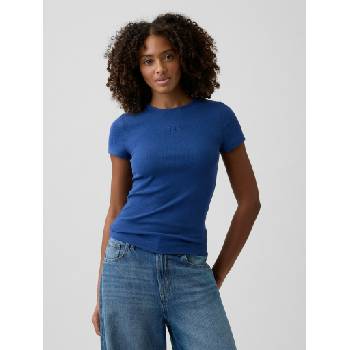 GAP Ребрести тениска с лого GAP GAP | Sin | ЖЕНИ | XXS