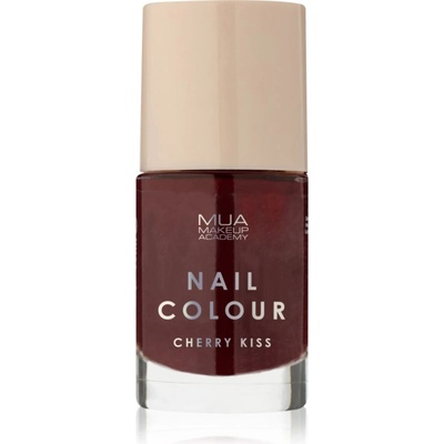MUA Make Up Academy Nail Colour лак за нокти цвят Cherry Kiss 10ml