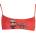 KARL LAGERFELD Дамски бански топ karl lagerfeld, Червен (KL22WTP04_ROSSO_RED)
