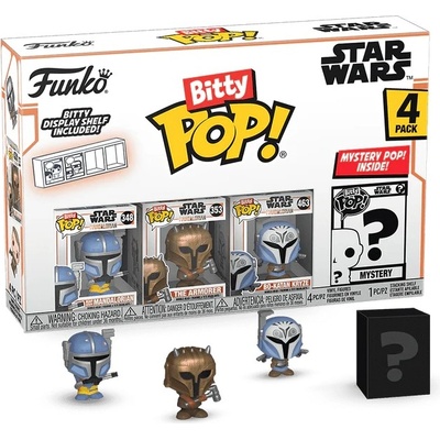 Funko Комплект мини фигури Funko Bitty POP! Television: The Mandalorian - 4-Pack (Series 1) (091837)