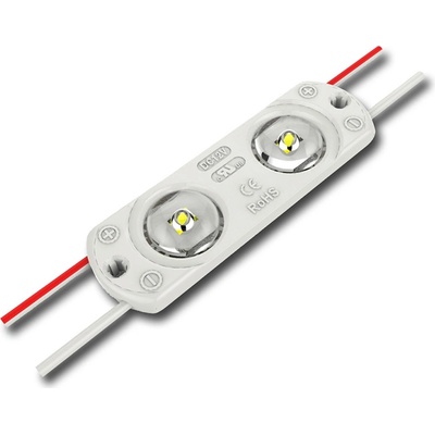 MCLED Modul LED 2xSMD2835, 0,8W, 12V, 67mA, 6550K, úhel 170°, IP65