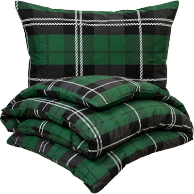 4Home bavlna obliečky Green Classic 140x220 70x90