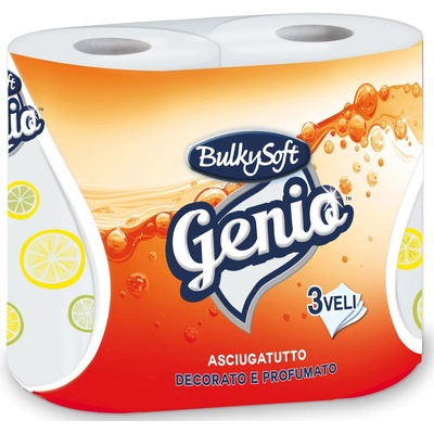 Bulky Soft Genio 28991 citrusové papírové kuchyňské utěrky 3 vrstvy 2 ks 28991