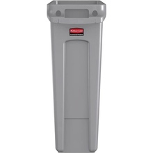 Rubbermaid Slim Jim s průduchy šedý 87 l