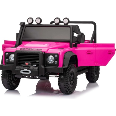 Beneo Elektrické autíčko Land Rover Defender 110 SVX 12V růžová