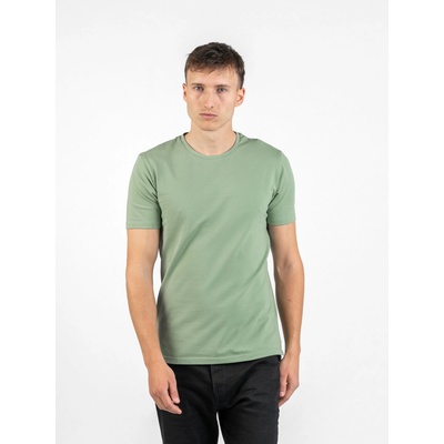 TallGuys pánské rozstřižené tričko óčko Light green