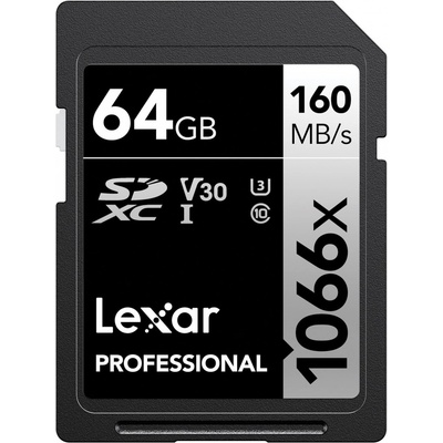Lexar SDXC UHS-I U3 64 GB LSD1066064G-BNNNG