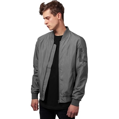 Urban classics Мъжко яке (бомбардировач) URBAN CLASSICS - Светлина - TB1258-darkgrey