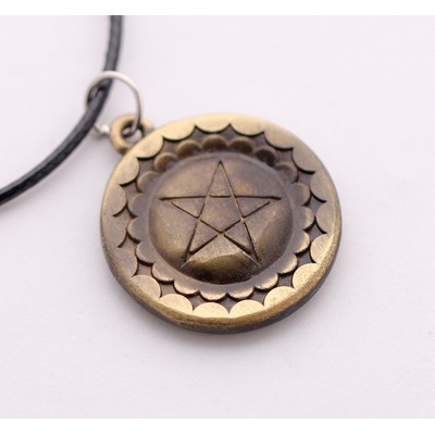 Origoska Řetízek supernatural (lovci duchů) pentagram SP32 Bronzová