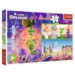 Trefl Puzzle - 24 Maxi - Curious Diplodocus Dragon - Human Film Diplodocus Dragon 14376