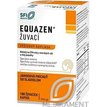 EQUAZEN s jahodovou príchuťou 180 žuvacie kapsuly