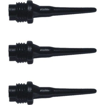 Tufflex soft, plastové čierne, hrubý závit, 1000ks