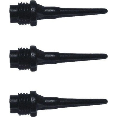 Tufflex soft, plastové čierne, hrubý závit, 1000ks