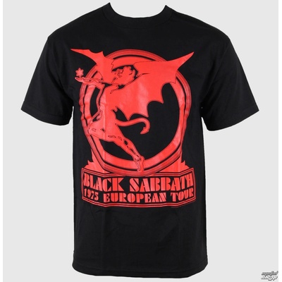 Bravado tričko metal Black Sabbath Europe 75 Tour čierne