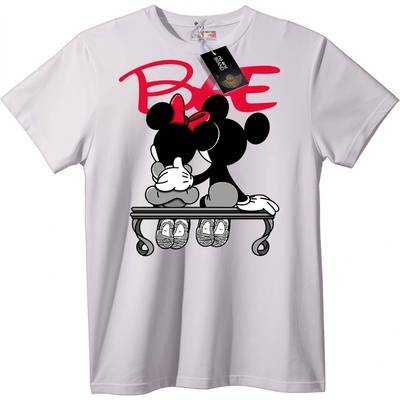 NOONEBRAND Тениска Мини Маус BIE - XXS, White
