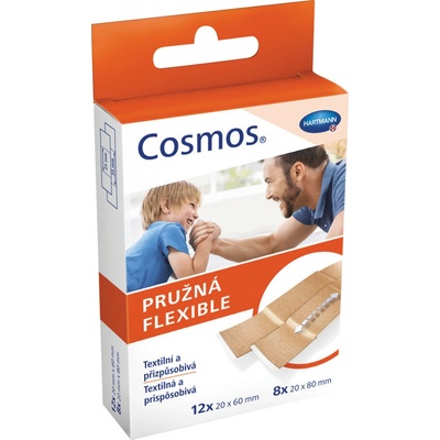 Cosmos Pružná náplast 2 velikost 20 ks