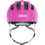 ABUS children's helmet Smiley 3.0 - bicycle helmet with a deep fit, child-friendly designs & space for a braid - for girls and boys - pink with butterfly pattern, size S - 67257 (67257)
