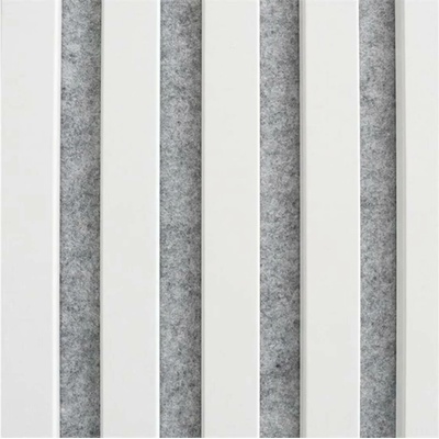 Asko akustický DESIGN bílý (šedý filc) 20 x 400 x 2600 mm 1,04m²