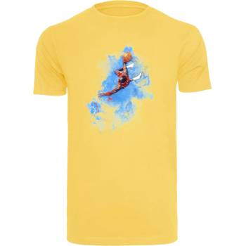 Mister Tee Тениска Basketball Clouds Tee taxi yellow XXLUB-MT1482-02704 - Черен, размер XXL