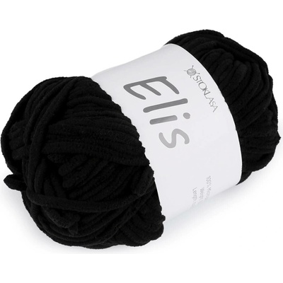Stoklasa Pletací žinylková příze Elis 100 g Balení: 1 ks, Varianta: 14 (2) černá 14 (2) černá