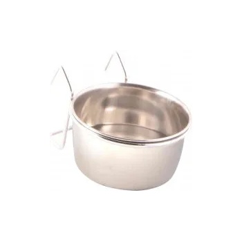 Image 1 of TRIXIE Stainless Steel Bowl with Holder - метална хранилка 600 мл. / 12 см