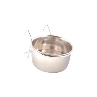 TRIXIE Stainless Steel Bowl with Holder - метална хранилка 600 мл. / 12 см