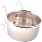 TRIXIE Stainless Steel Bowl with Holder - метална хранилка 600 мл. / 12 см