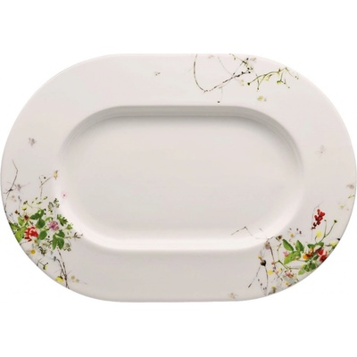 Rosenthal Brillance Fleurs Sauvages Oválny servírovací podnos 34x24 cm