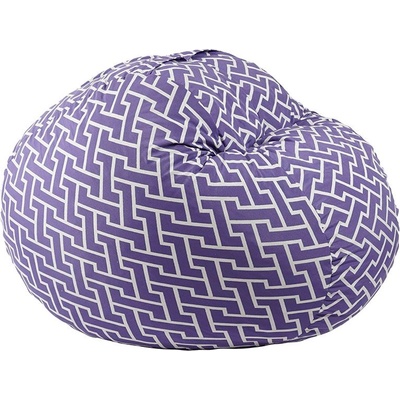 PUFRELAX Барбарон 400л. Matusalem, Zippity Purple, Перящ се калъф, Подходящ за деца, Пълнеж с микс от мемори пяна и дунапрен, Гама Premium (PUF-M-M-PT-ZIP)