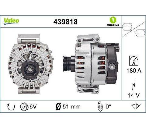 Generátor VALEO 439818