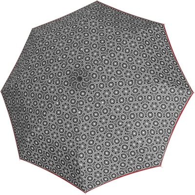 Derby Hit Long AC Triple Florals Black/White/Red