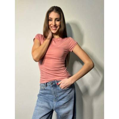 Eshopat Bamboo tričko Bamboo Short Sleeve Powder pink