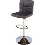 Bogdan Furniture Am Бар стол Калипсо-12 кадифе- тъмно сив