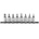 FORCE Комплект вложки с накрайник Torx Force, 8 броя (JN62370)