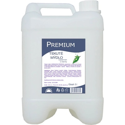 Herbavera tekuté mýdlo Premium 5 l