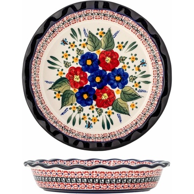 Bloomingville Servírovací tanier z kameniny 26,5 cm Florist