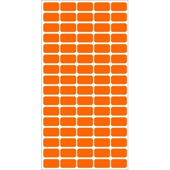 Fleks-Ko Етикети за цени Fleks-Ko, размер 22x12mm, 800бр, оранжеви (OK5517)