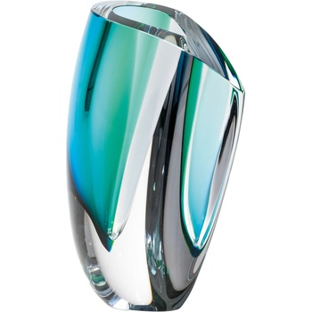 Kosta Boda Ваза Mirage 31 см зелено-синя (7042220)